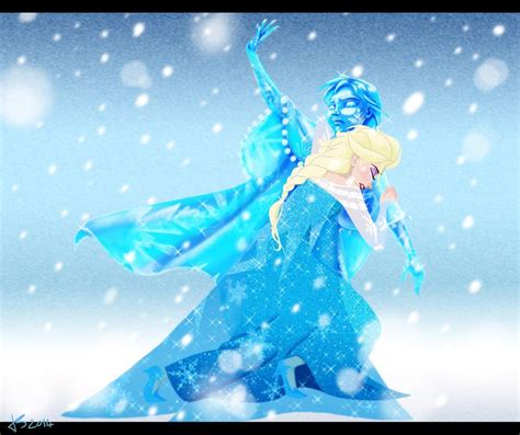 Contest 34 Ice Anna Scene By Kezart On Deviantart Disney Frozen Elsa