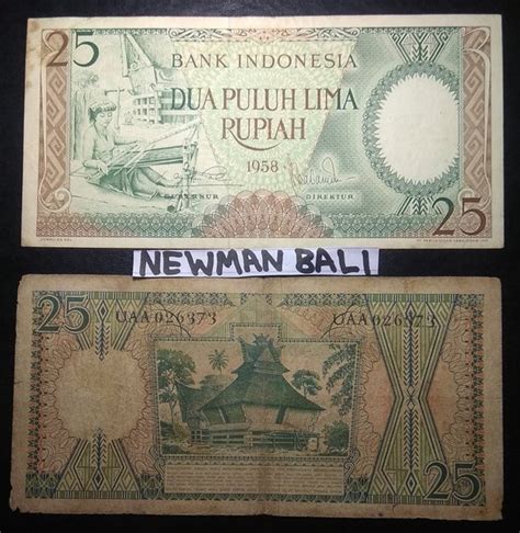 Jual Uang Kertas Kuno Rupiah Seri Pekerja Th Di Lapak Newman