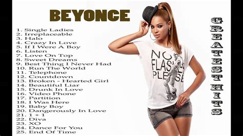 Beyonce Greatest Hits Full Album♥ Youtube
