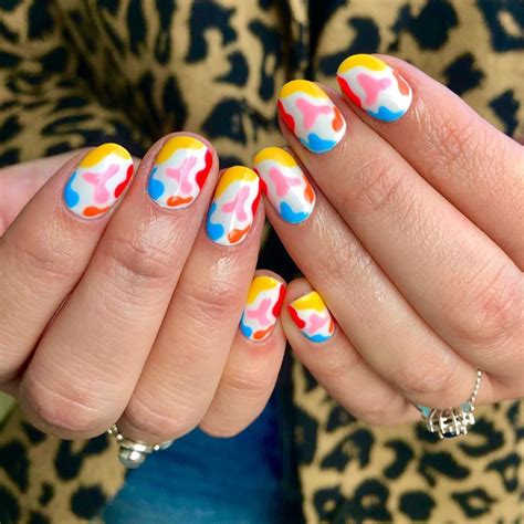 🖤 Aesthetic Cow Print Nails - 2021