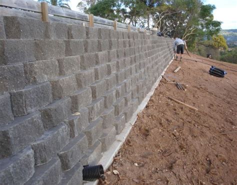 Australian Retaining Walls Diamond Concrete Link Block