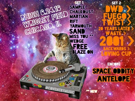 Phish 2016 Setlists and Art