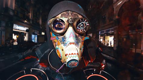 345451 Watch Dogs Legion Video Game Mask 4k Rare Gallery Hd Wallpapers