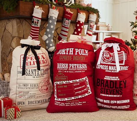 The pottery barn rewards program is automatically available to new pottery barn credit card customers. Express Delivery Santa Bags | Pottery Barn Kids
