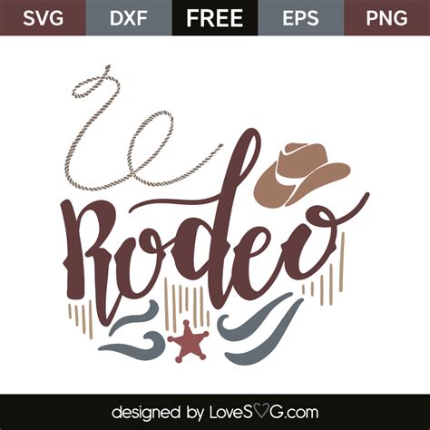 Rodeo - Lovesvg.com