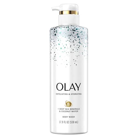 Olay Exfoliating And Hydrating Body Wash With Deep Sea Minerals Coconut