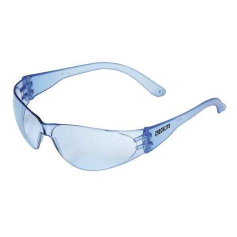 Mcr Safety Safety Glasses Traditional Light Blue Polycarbonate Lens Scratch Resistant Cl113 Zoro