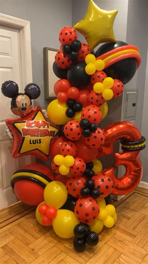 Balloon Column Mickey Mouse Balloons In 2023 Mickey Mouse Balloons