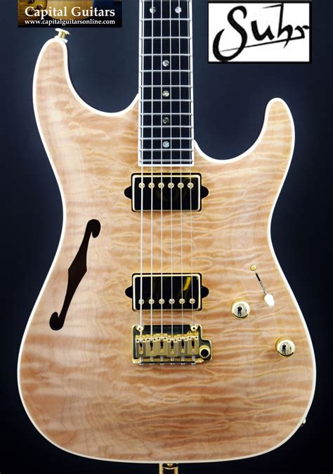2014 Suhr Standard Arch Top Natural Gloss Guitars Electric Semi