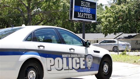 ‘blue Lives Matter Sign Put Up Near Site Of 2015 Fatal Police Shooting
