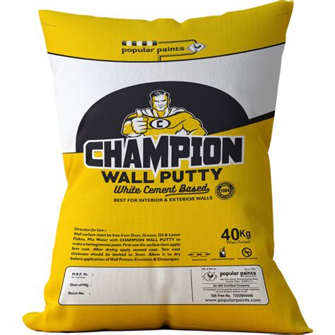 Champion Wall Putty Popular Paints And Chemicals