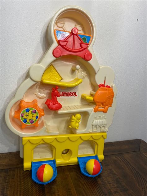 Vintage 1989 Playskool Toddler Bumpin Busy Box Etsy