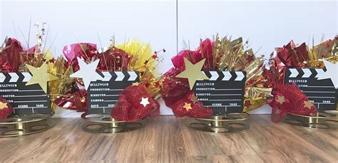 Hollywood Themed Wedding Centerpieces