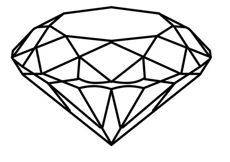 Diamond Drawing How To Draw A Diamond Free Download Clip Art 