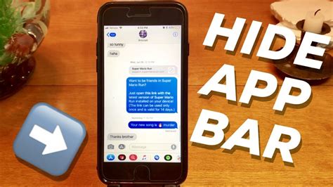 What's different with the iphone x? Hide iMessage App Bar on iPhone iOS 12! HOW TO TUTORIAL ...