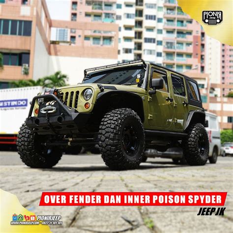 Jual Over Fender Jeep Jk Poison Spyder Shopee Indonesia