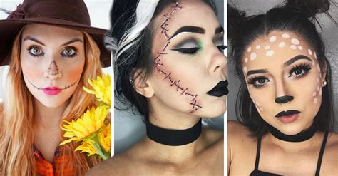 Las Mejores Makeup Halloween Mujer Sencillo F Inschools Mx