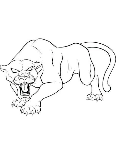 Panther coloring page introduces children to a very big cat from the jungle. Free Panther coloring pages. Download and print Panther ...