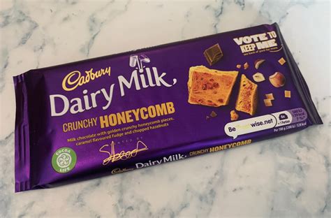 You thought this was the bee's knees! FOODSTUFF FINDS: Cadbury Dairy Milk - Crunchy Honeycomb ...