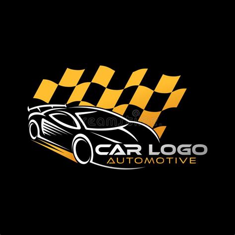 Auto Car Logo Icon Vector Illustration Template Modern Sport Car