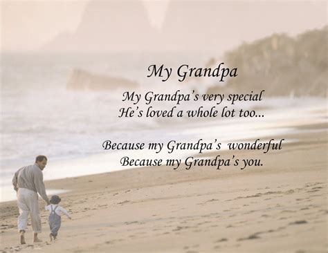 Personalized Poem My Grandpa Etsy