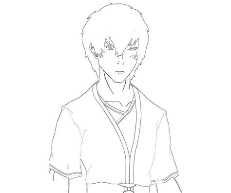 Zuko Coloring Pages Coloring Home