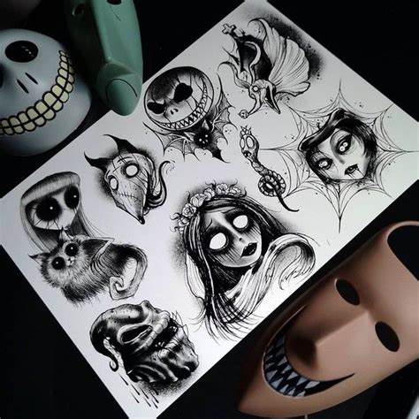 Pin By Scottraechel On Tattoos Spooky Tattoos Nightmare Before