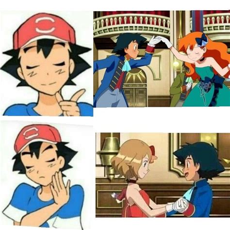 Pokeshiping Ash Choose Misty Because Misty Is Looking Beautiful And Ash Get Blushed In