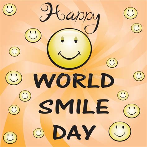 happy world smile day sign vector image stock vector illustration of labels emoticon 160165029