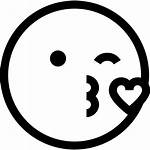 Kiss Emoji Icon Svg Icons Pregnant Vector