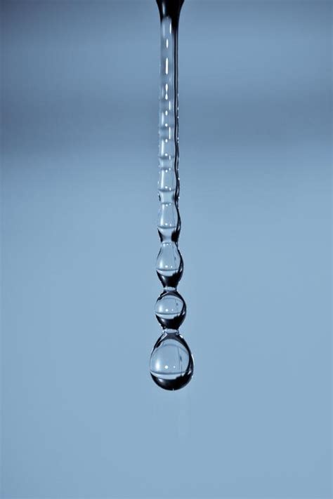 Long Drop Of Water Free Stock Photo By Bjorgvin On