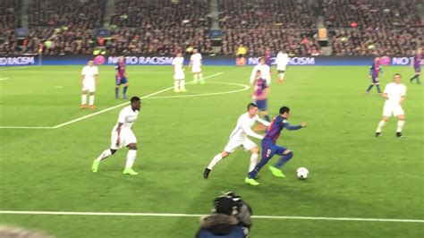 D'besëtzer vu les parisiens schéngen ze vergiessen. Remontada Fc Barcelona vs Psg Neymar Free Kick - YouTube