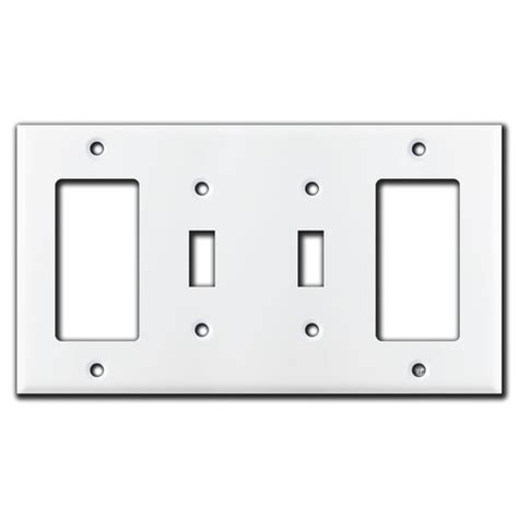 Decora 2 Toggle Decora Light Switch Outlet Wall Plates White