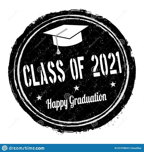 Class Of 2021 Graduate Banner Cartoon Vector 187326187