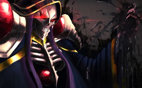hd wallpaper anime overlord ainz ooal gown wallpaper flare