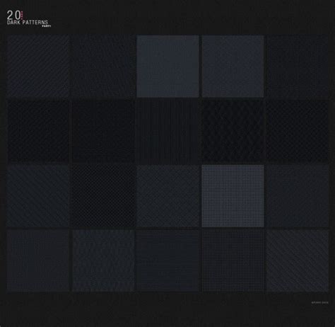20 Finely Textured Dark Background Patterns Set Pat Welovesolo