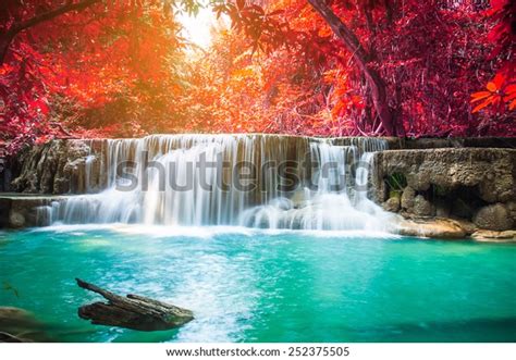 Beautiful Waterfall Day Noon Light Fantasy Stock Photo 252375505