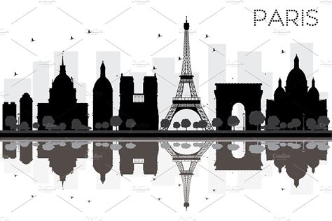 Paris City Skyline ~ Illustrations ~ Creative Market