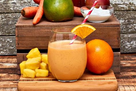 Orange Carrot Smoothie Recipe Healthy Divine Lifestyle