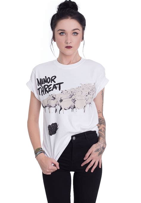 Minor Threat Out Of Step White T Shirt Impericon Uk