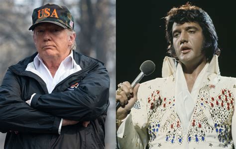 Donald Trump Claims People Used To Say He Looked Like Elvis Presley