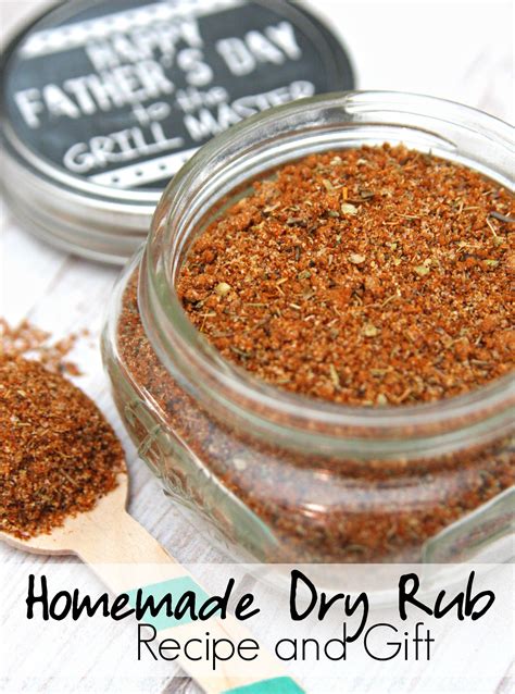 Homemade Dry Rub Recipe And Father S Day T Recipe Dry Rub Recipes Rub Recipes Homemade