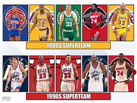 1980s Superteam Vs 1990s Superteam Magic Johnson And Larry Bird