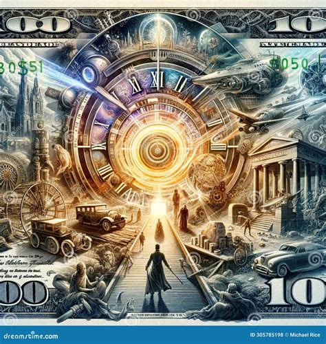 Tomorrow S Wealth: AI-Enhanced 100 Dollar Bill with Futuristic Twist