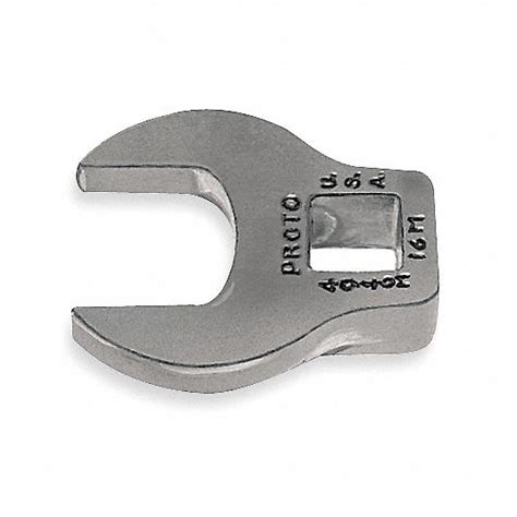 Proto Open End Crowfoot Wrench Alloy Steel Chrome 38 In Drive Size