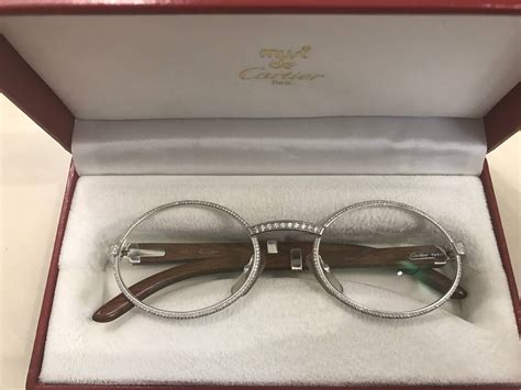 Cartier Diamond Cartier Glasses Grailed