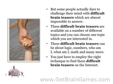 Where To Find The Difficult Brain Teasers