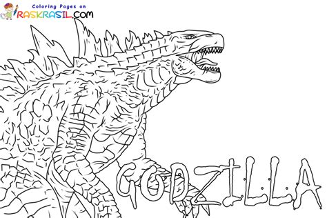 Ausmalbilder Godzilla Kostenlos Malvorlagen Zum Ausdrucken