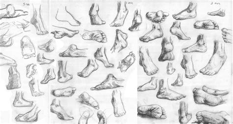 Figure Drawing Foot Study By Arsonanthemkj On Deviantart