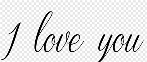 I Love You Text Script Typeface Printing Handwriting